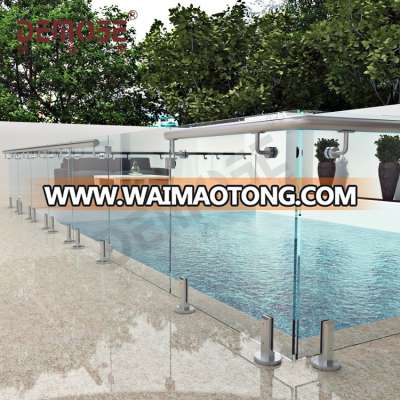 stainless steel glass railing/pool price railing design photo