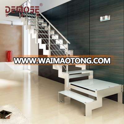 platform staircase steel plate stair picture design/stiar tread glass dimension