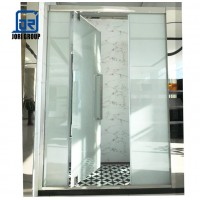 High Quality Sliding Shower Room With Green Smart Glass Shower Door