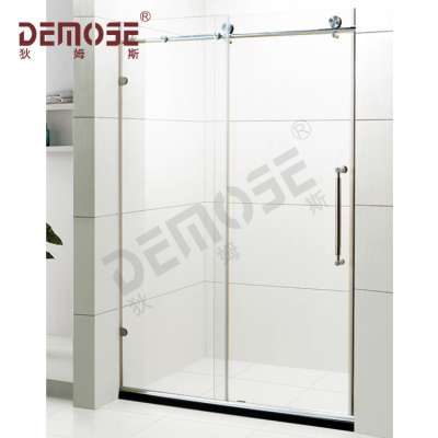 clear glass shower cabin/ rollers for shower cabin